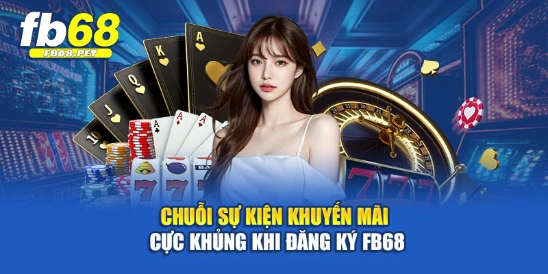 Chuỗi sự kiện khuyến mãi cực khủng khi đăng ký Fb68
