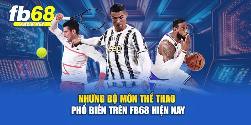 Những bộ môn thể thao phổ biến trên FB68 hiện nay